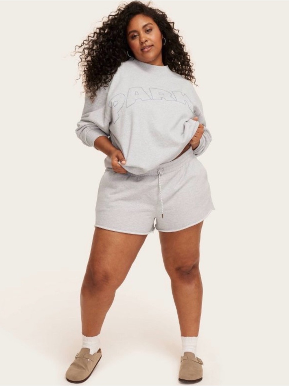 PARKE x Target Collab Women’s Grey Heather Sweatshorts NWT Size Medium